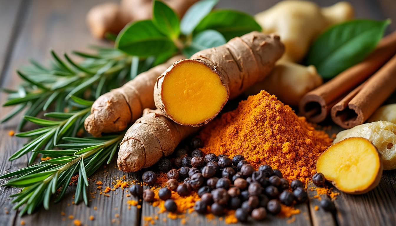 découvrez comment les herbes et épices naturelles peuvent aider à réduire l'inflammation et améliorer votre bien-être au quotidien.