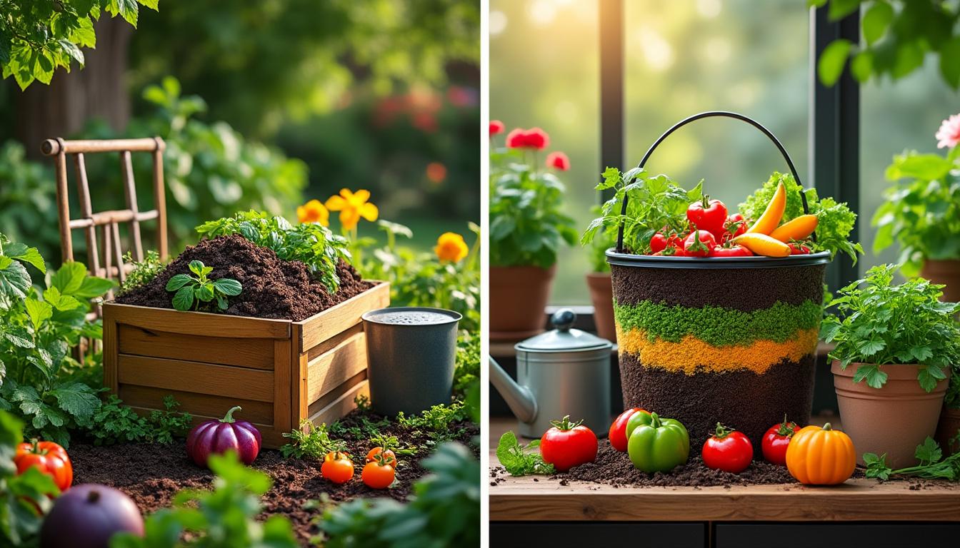 découvrez notre guide pratique pour bien composter chez soi, que vous disposiez d'un jardin ou d'un espace extérieur limité. apprenez les techniques simples pour recycler vos déchets organiques et enrichir votre sol naturellement.