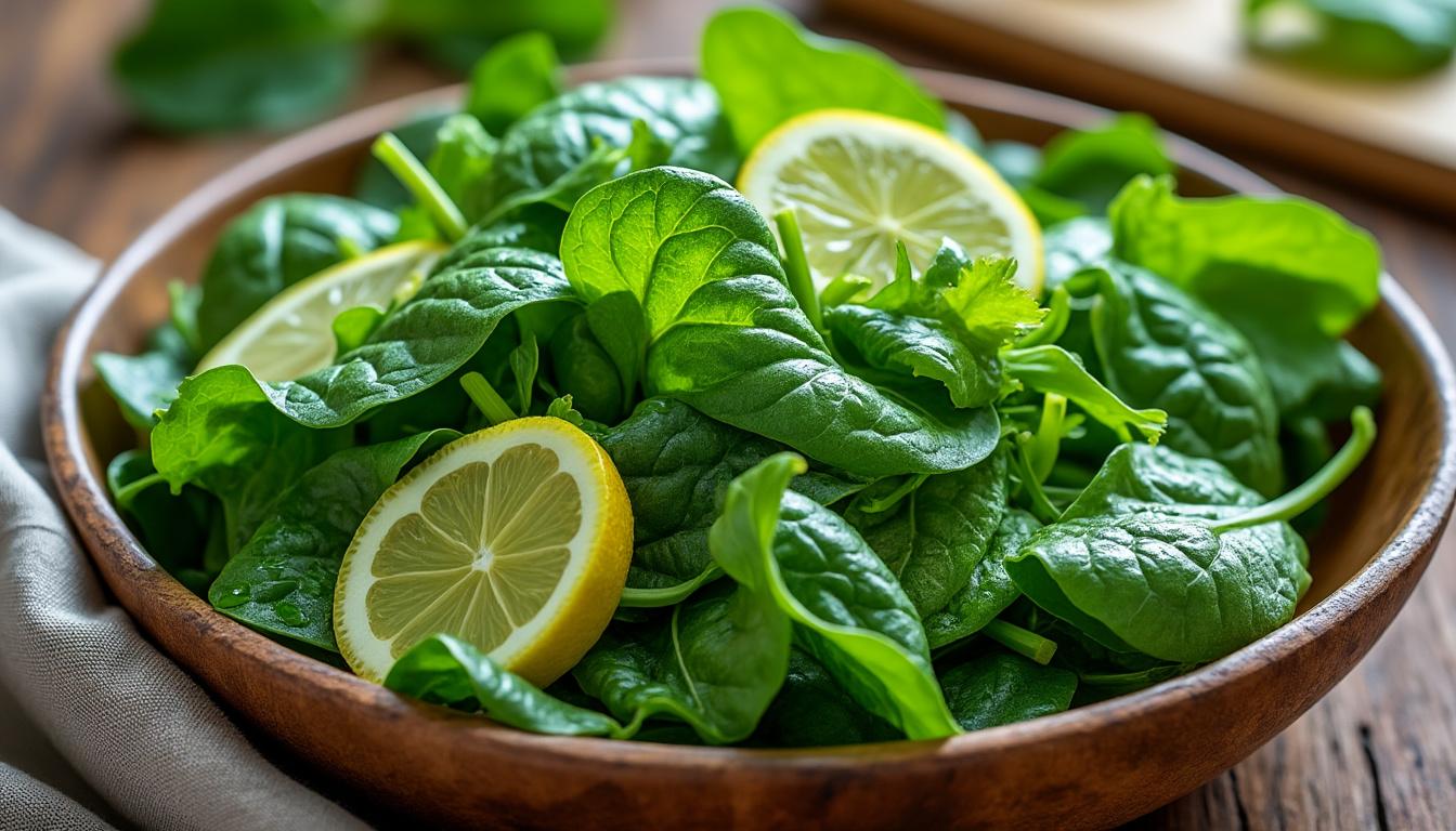 découvrez notre délicieuse salade de feuilles vertes fraîches, parfaite pour un repas sain et rafraîchissant. facile à préparer et pleine de saveurs naturelles.