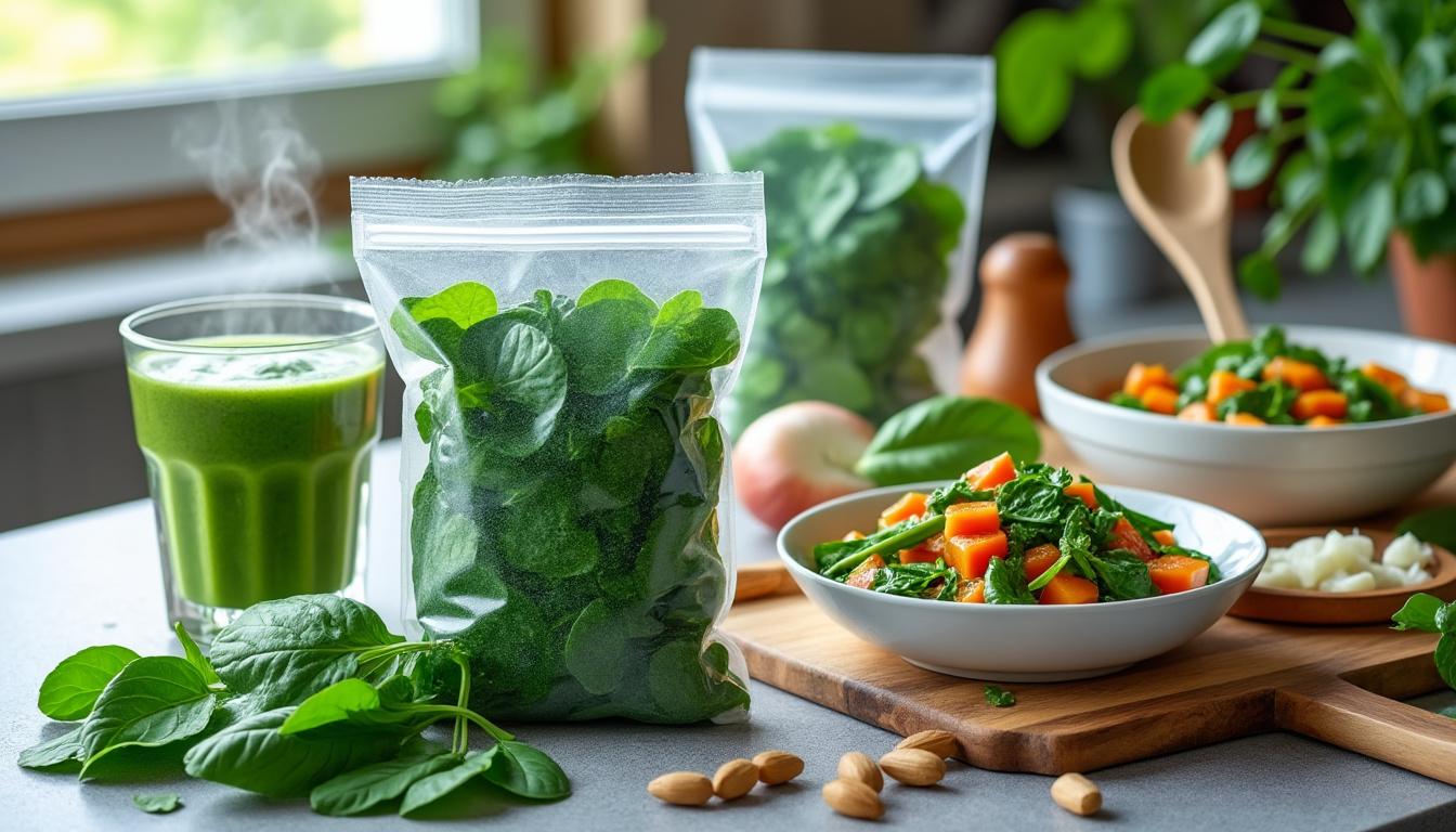 découvrez les bienfaits de l’épinard congelé et des astuces simples pour l’intégrer facilement dans votre cuisine quotidienne.