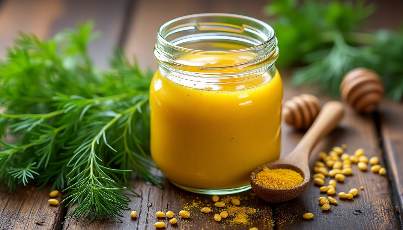 découvrez la délicieuse alliance sucrée-salée avec notre sauce moutarde-miel, parfaite pour sublimer vos plats et éveiller vos papilles.