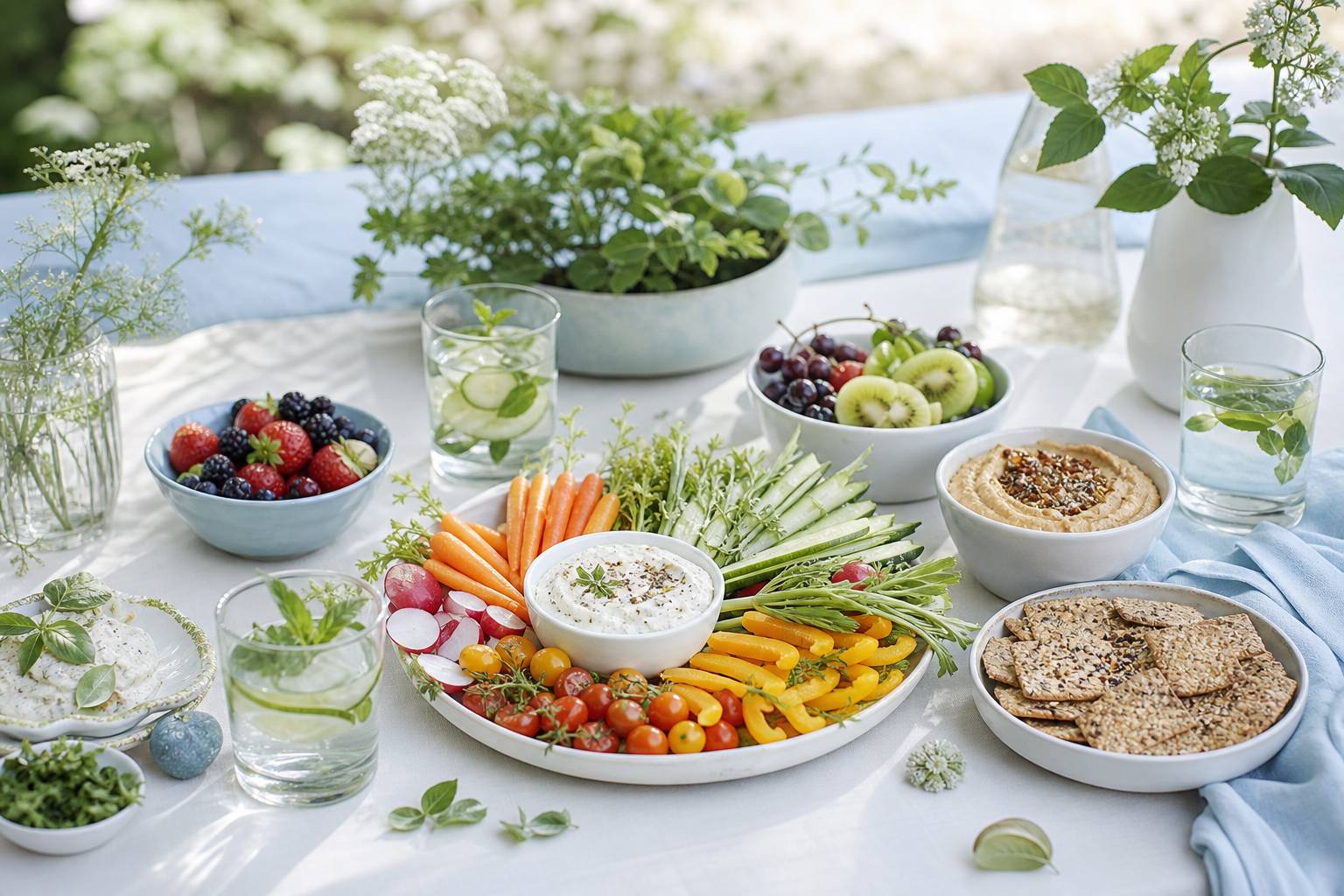 Apéro d'été : 10 idées gourmandes et saines pour des snacks légers et rafraîchissants