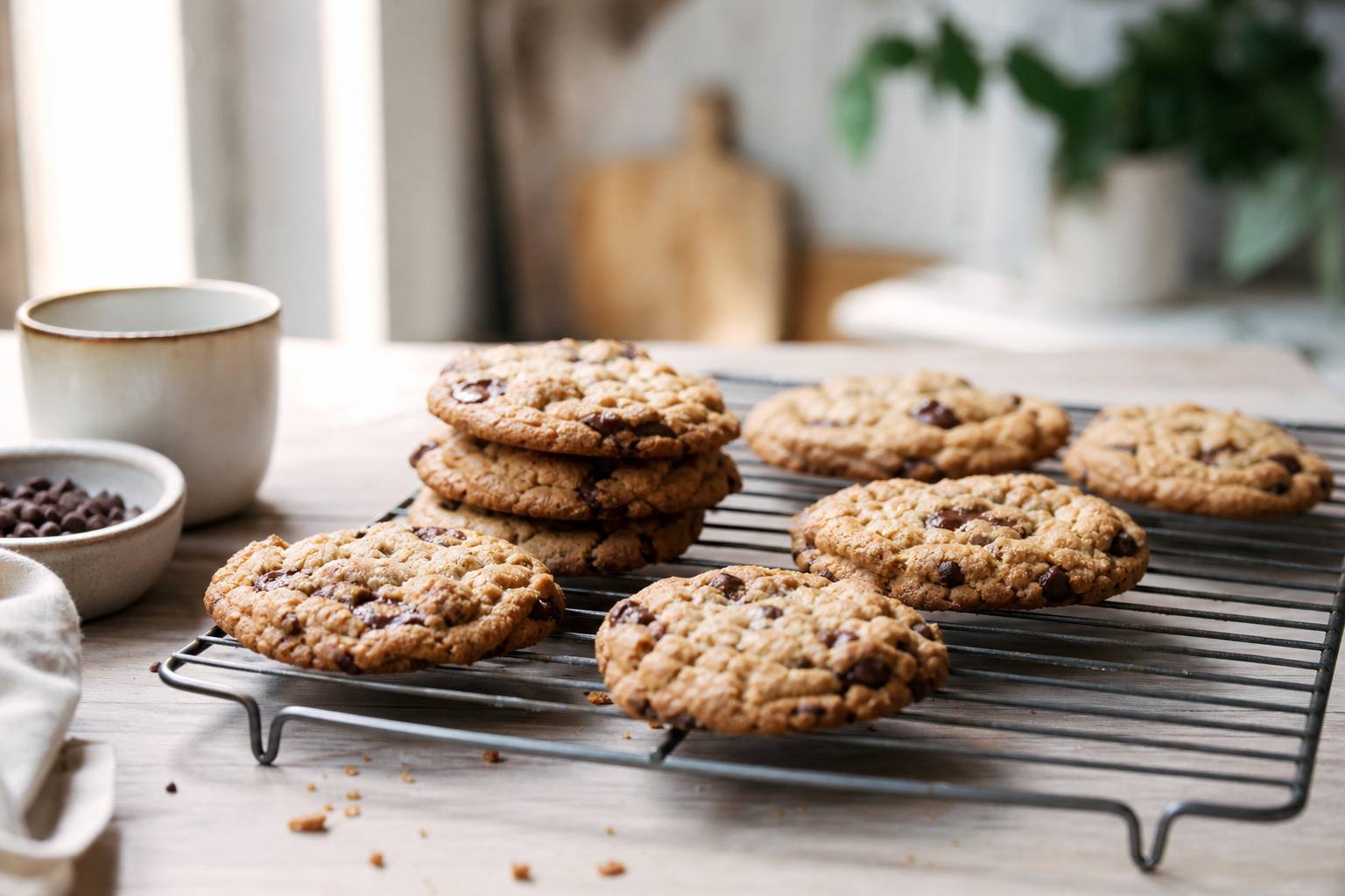 Image d'ambiance pour Délices croquants : l'art et les secrets des cookies imparab