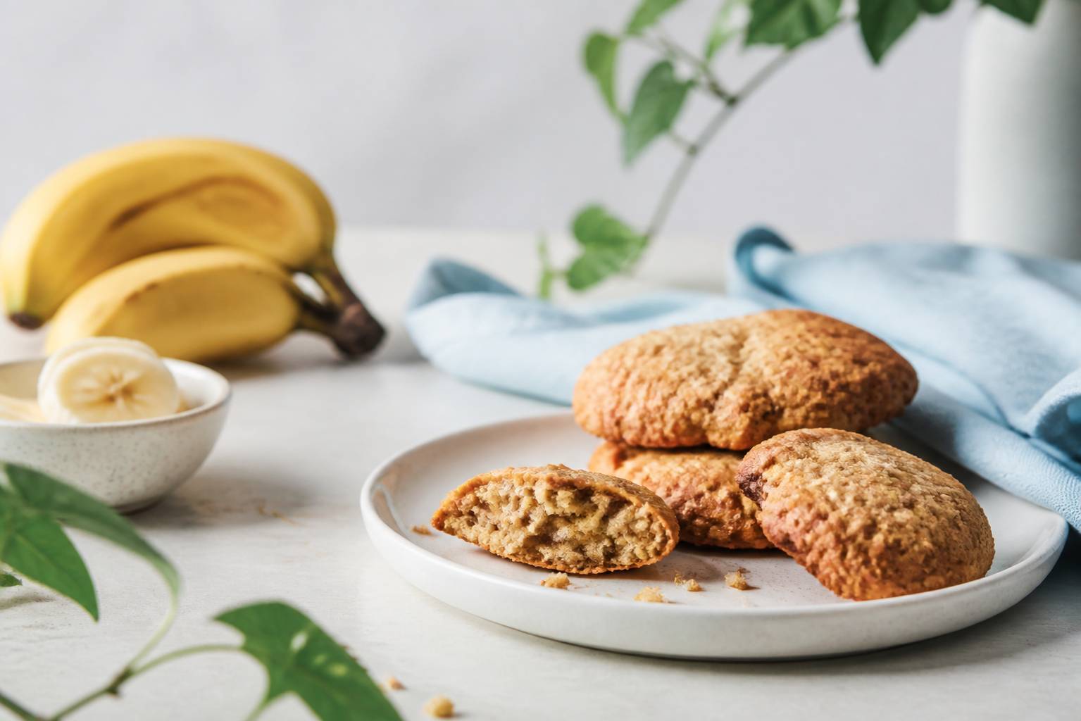 Délicieuses gourmandises : cookies moelleux à la banane, Cookies moelleux à la banane : la