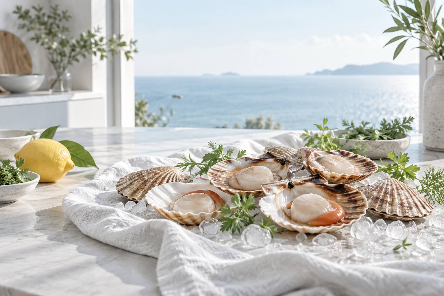 Illustration éditoriale du sujet : À la découverte des pétoncles : trésors délicats des mers