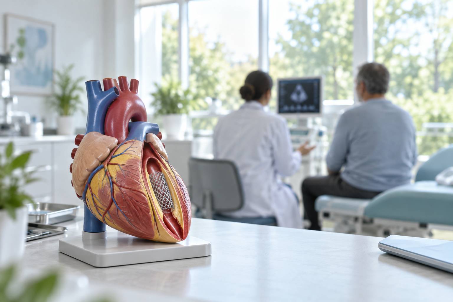 Illustration éditoriale du sujet : Ce que vous devez savoir sur les stents et les crises cardiaques : démêler les faits de la fiction
