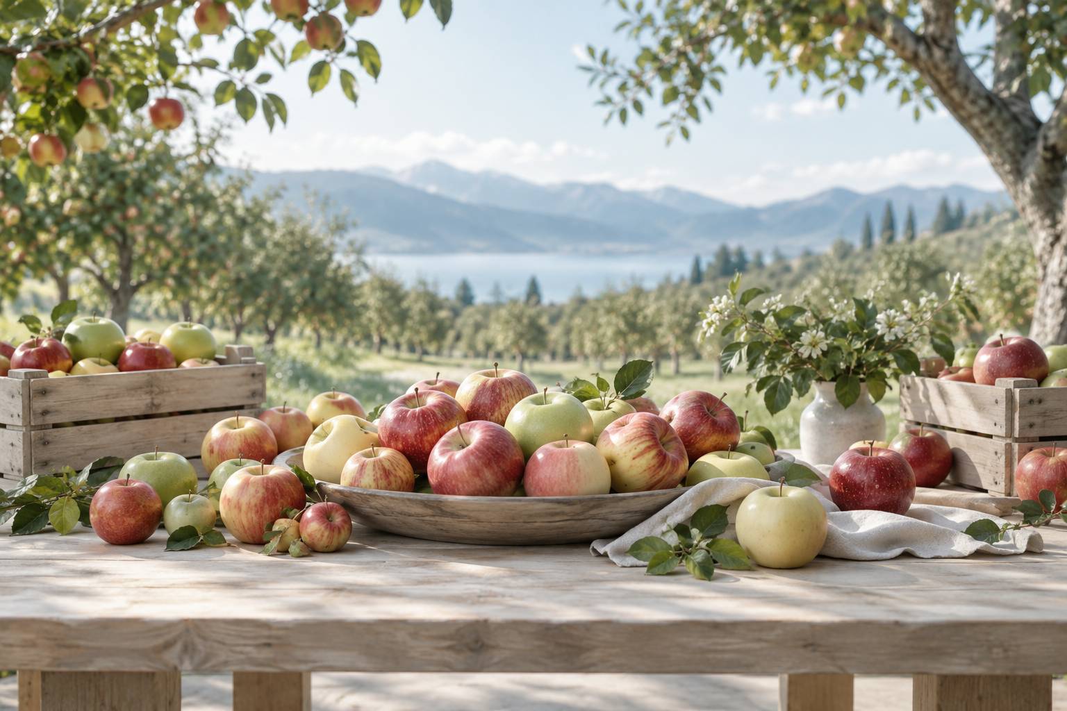 Illustration éditoriale du sujet : Explorer la diversité des variétés de pommes : un voyage au cœur des saveurs