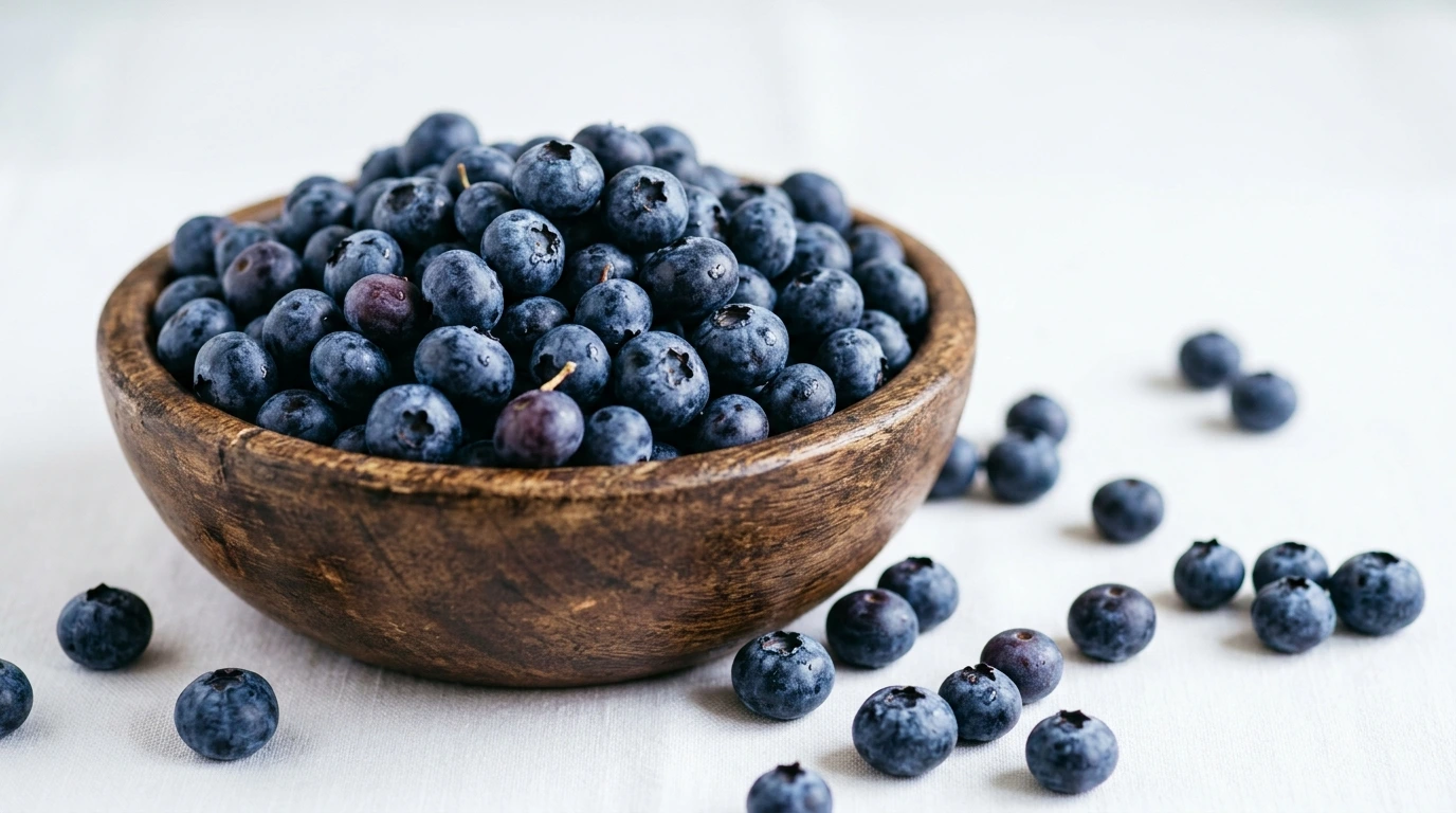 Myrtilles et baies aux anthocyanes