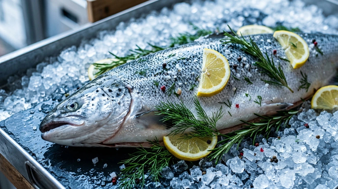 Saumon riche en oméga-3 DHA